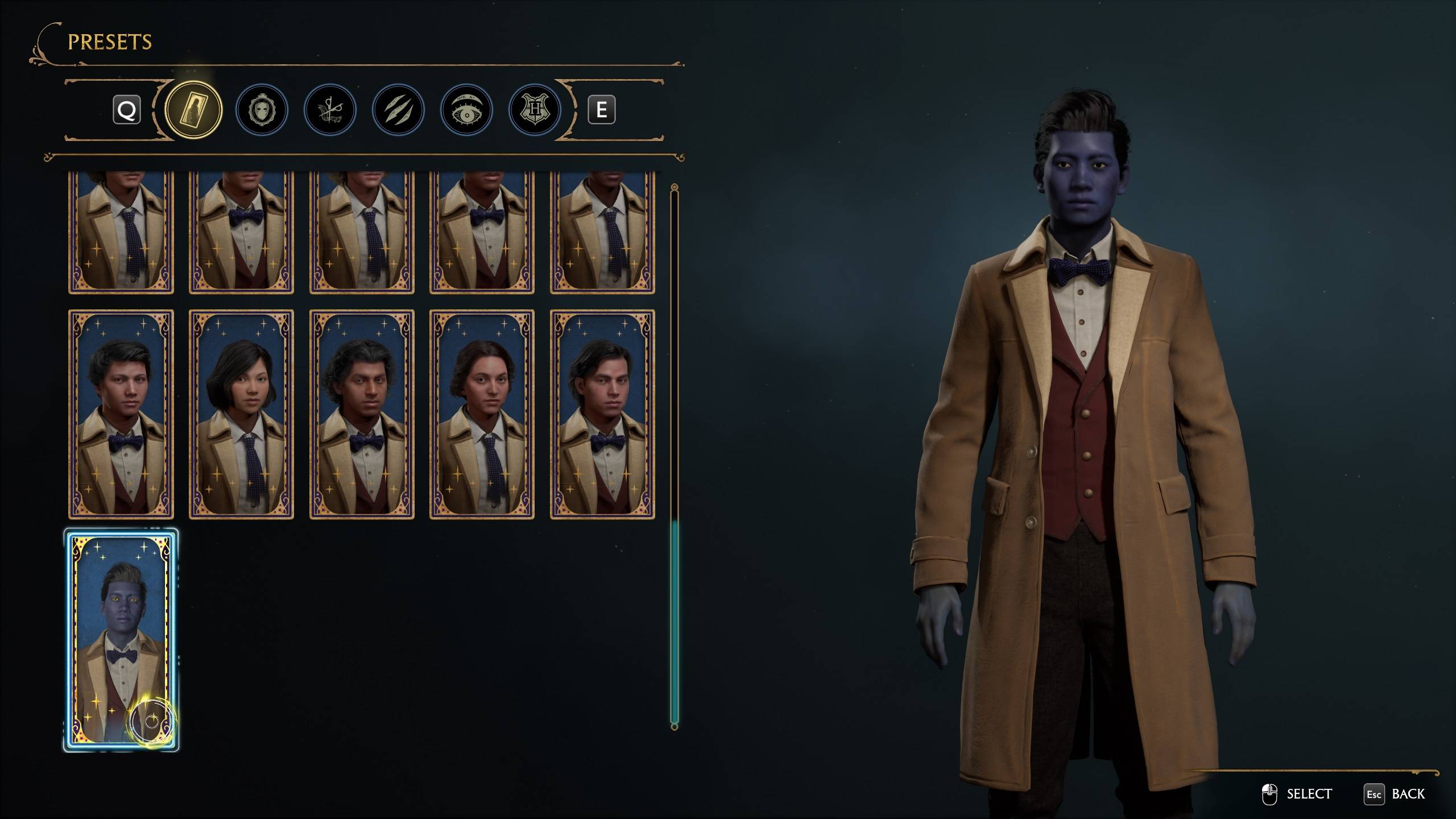 Blue Skin Avatar Preset