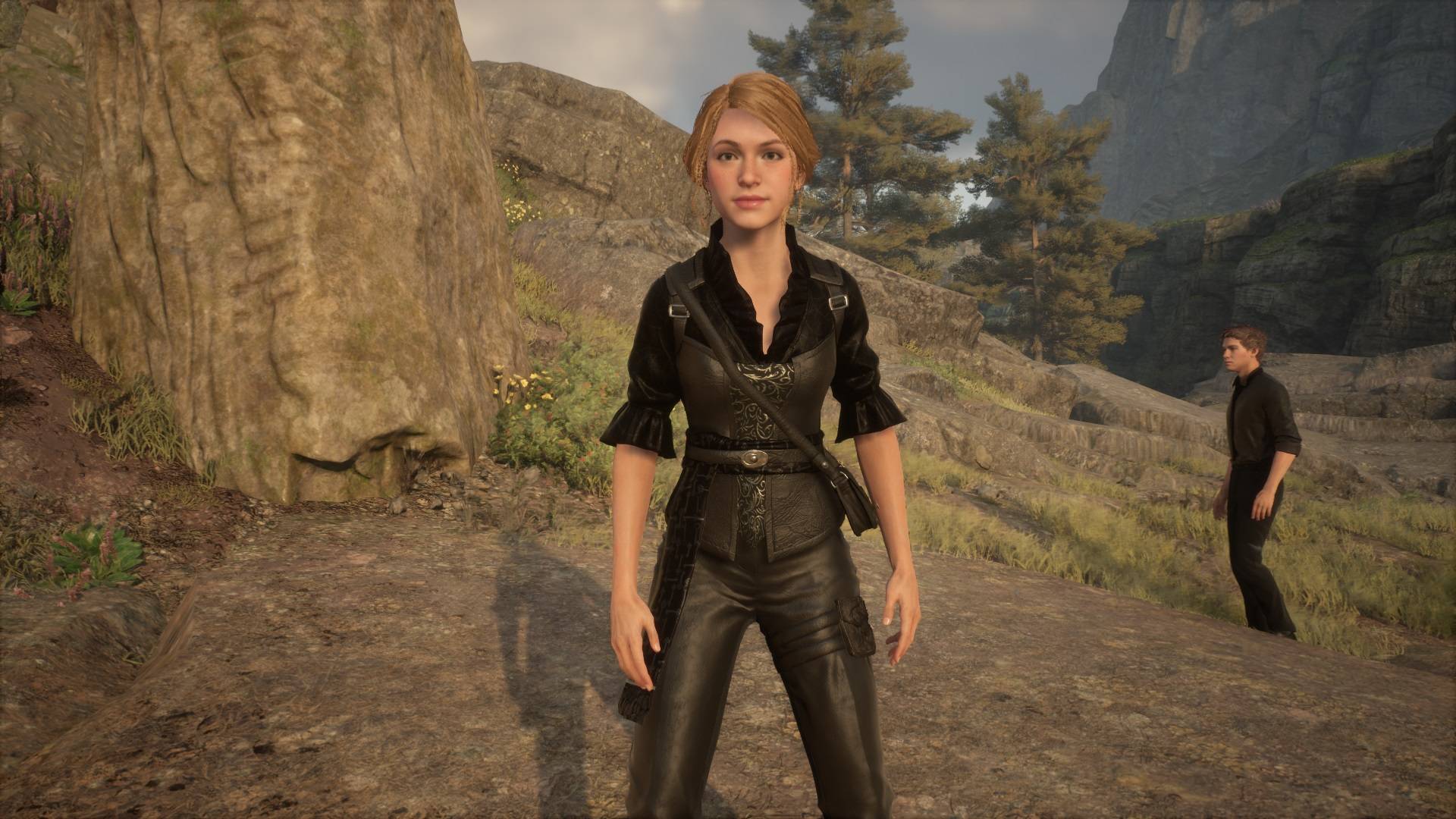 hogwarts legacy sexy clothes mod Sexy Witch Outfit + Hat (6 Colors Variants) main image 1