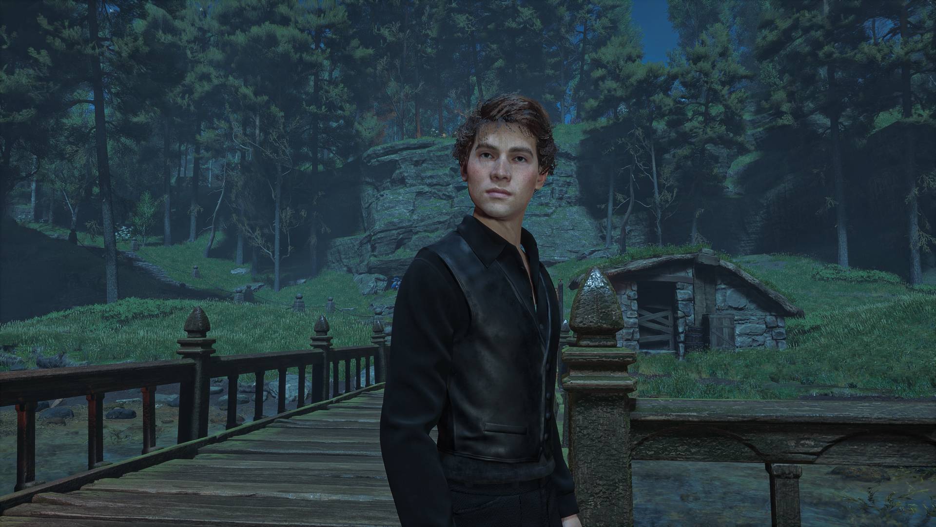 Sebastian Messy Hair + Black Auror