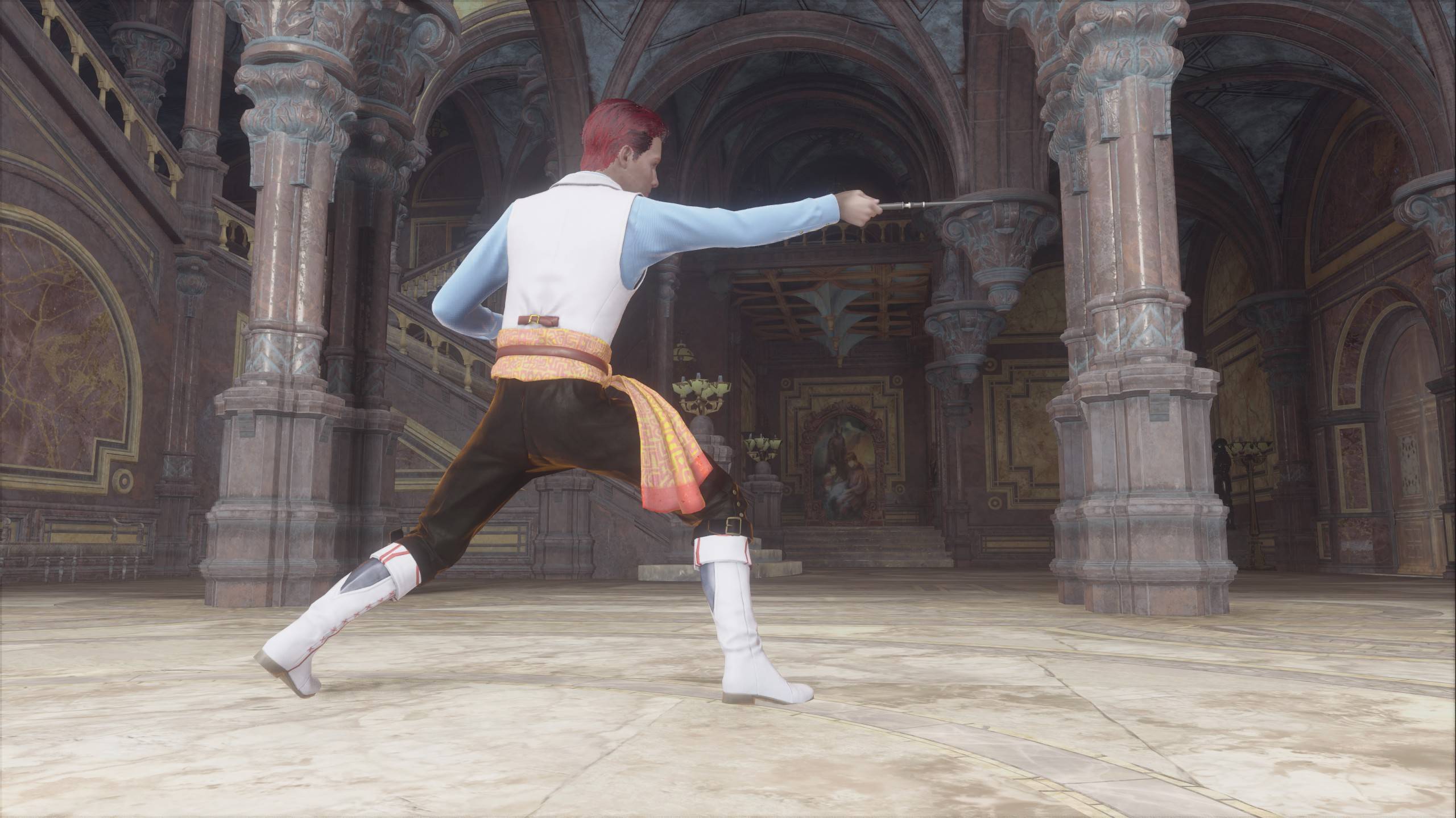 Thumbnail Ominis got challenged to a duel by the new fifth year in the DADA tower. The heir did NOT disappoint either! Even in battle, the outfit flows with whoever wears it & Ominis' grace in a duel makes it even more elegant.