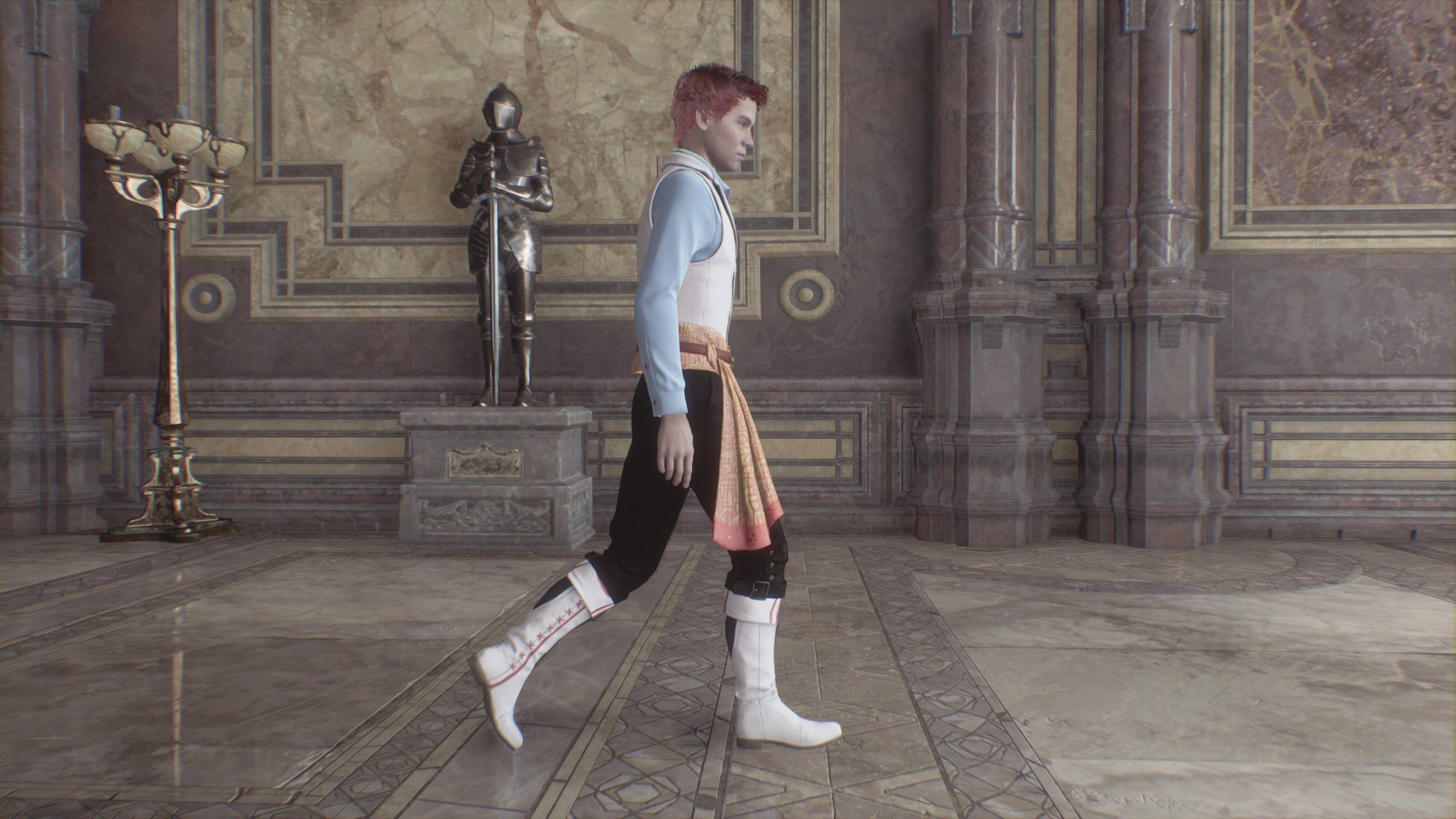Thumbnail Even in the classy new outfit, Sebastian's emotions are still read & students clear out if he's seen with a stern face. In a duel, Sebastian is fast & this outfit flows with him later on.