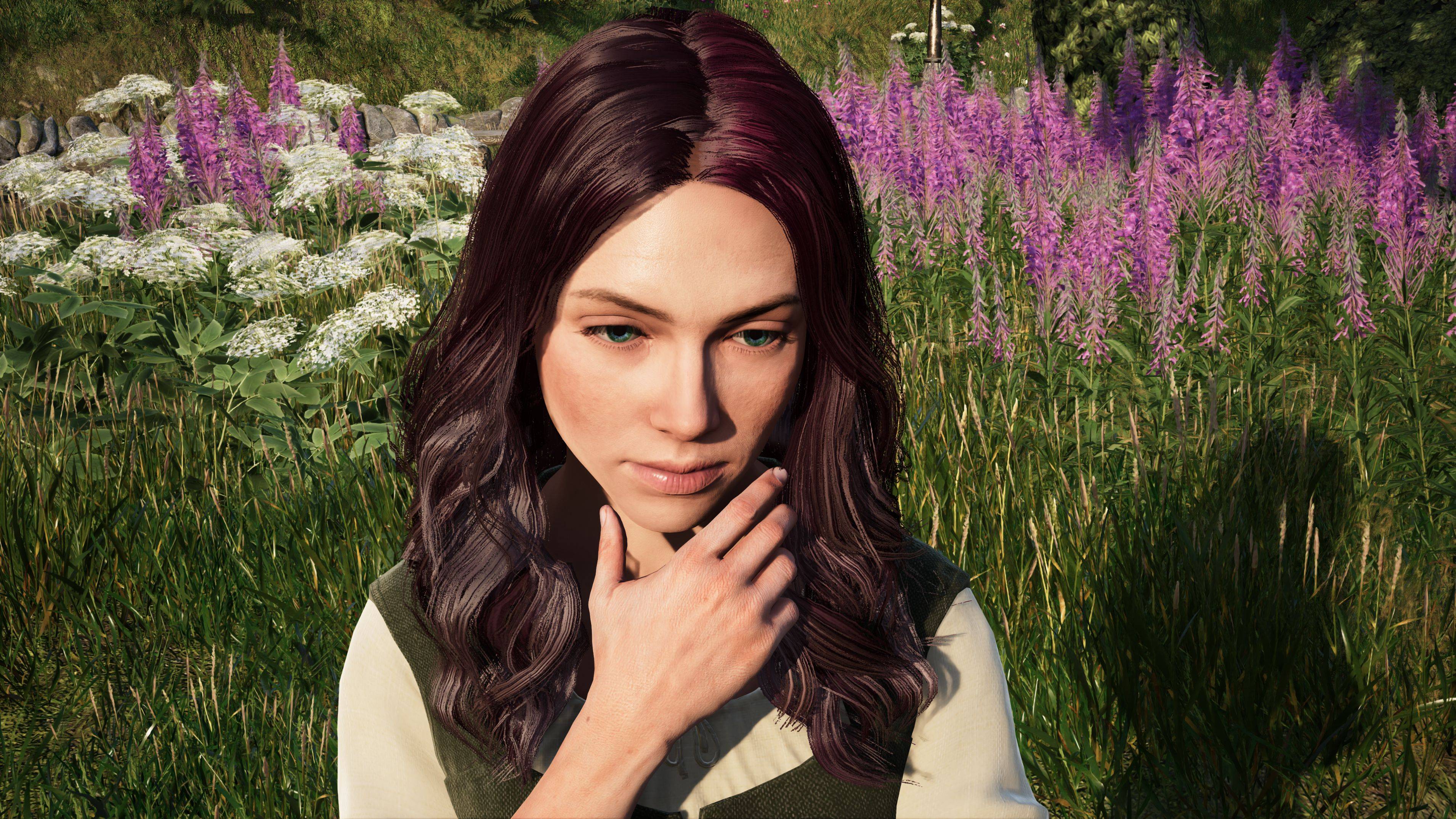Black Cherry Hair Colour for MC