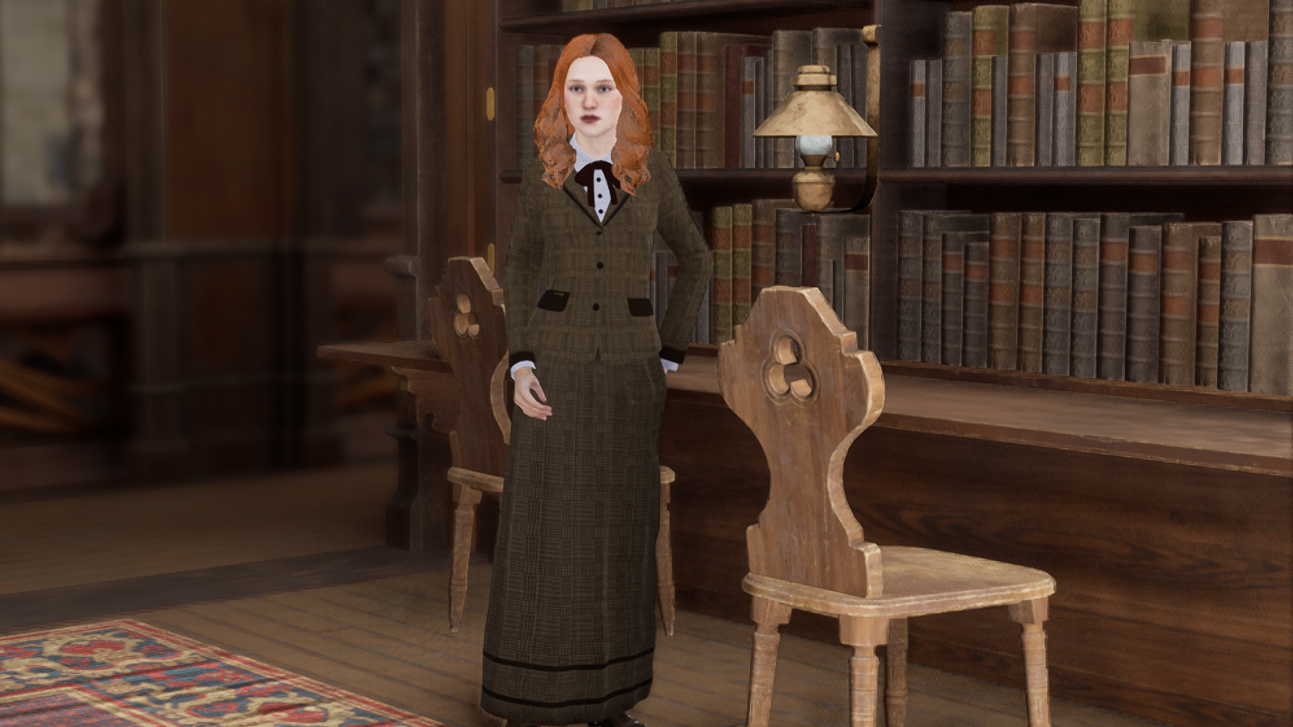 A smart, detective-inspired ensemble for the intellectually inclined