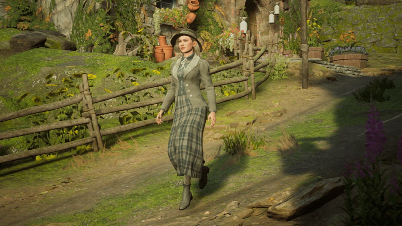 A soft sage outfit for the most stylish of witches