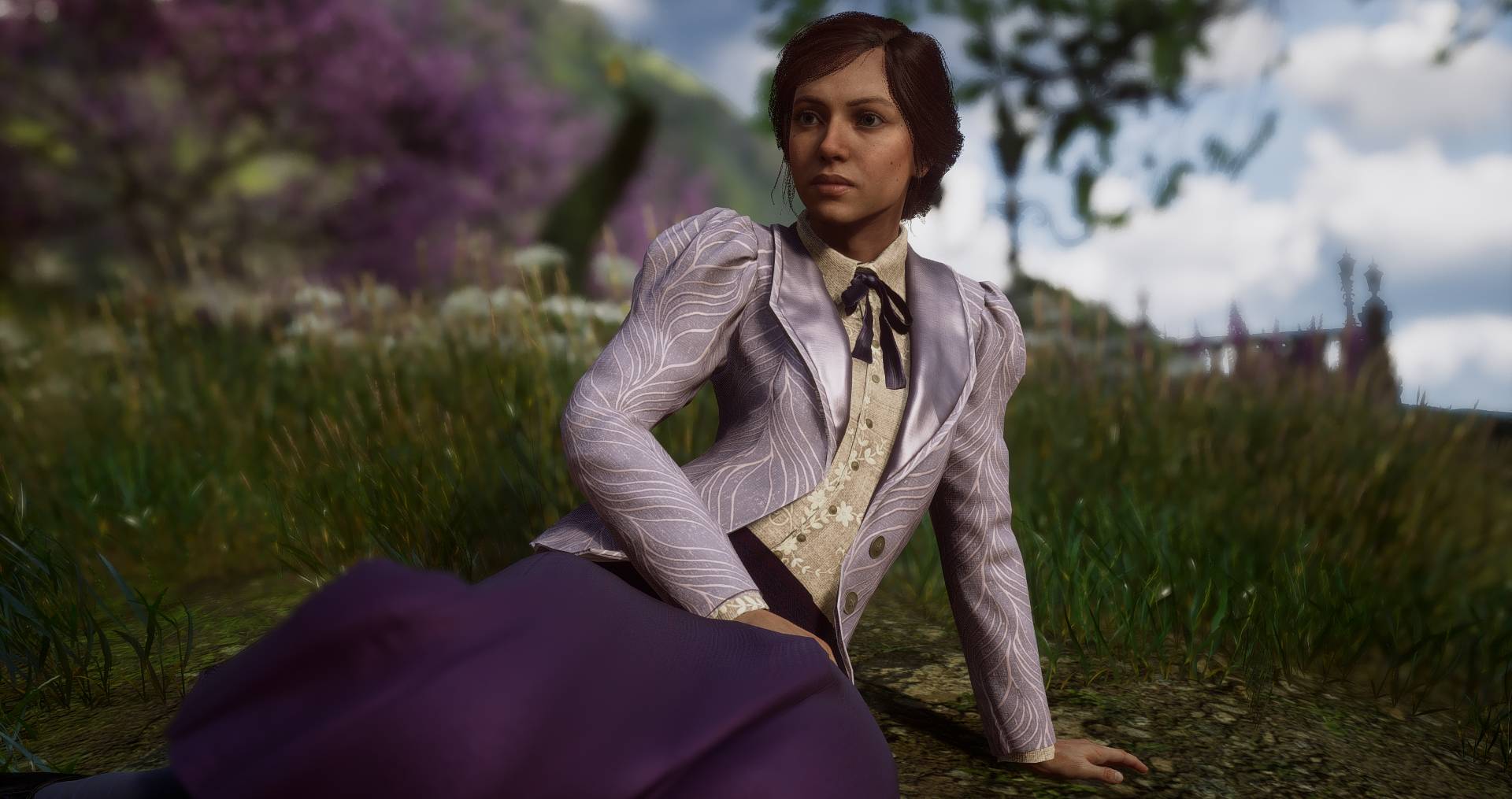 Lilac ensemble - Originally replaced the outfit of same name (in the 2023 version of the mod)