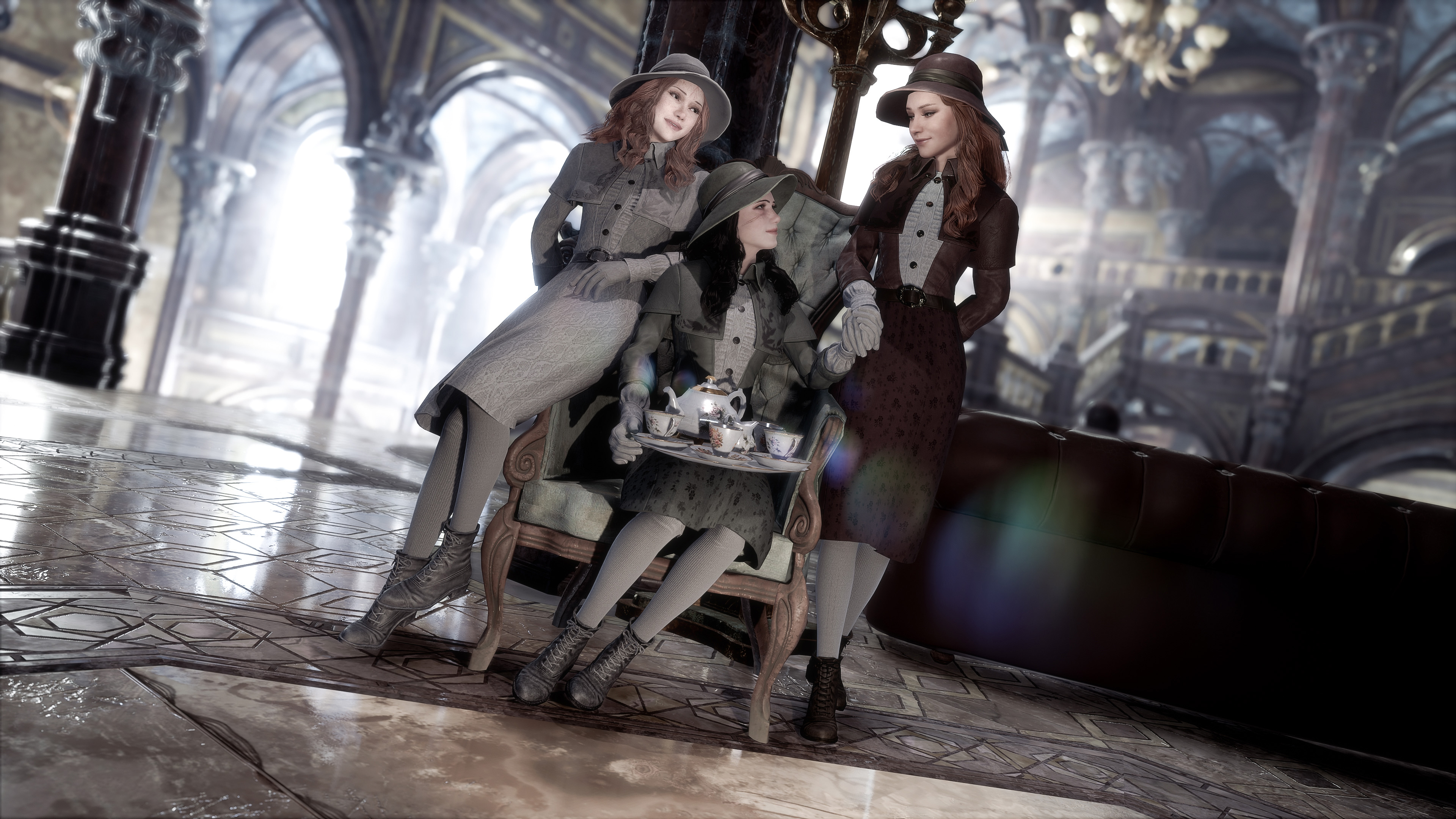 Elegant Victorian Outfit Set for FMC