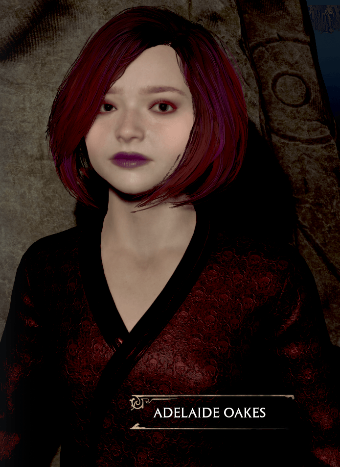 Thumbnail Adelaide Oakes in the Floo Companion Choice Menu
