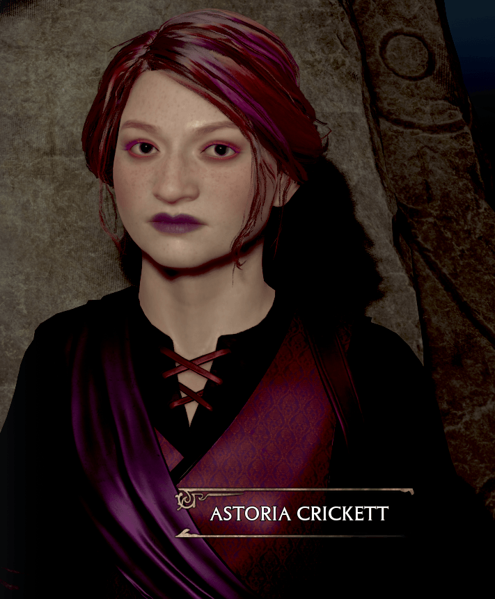 Thumbnail Astoria Crickett in the Floo Companion Choice Menu