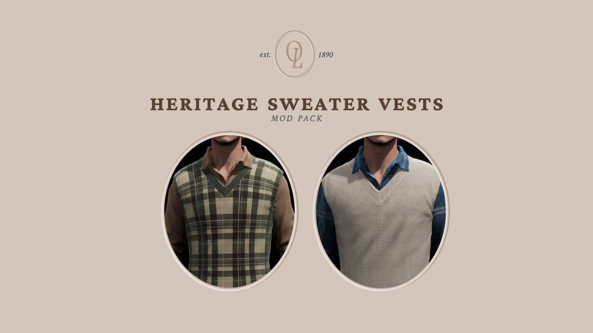 Heritage Sweater Vests Mod Pack For MMC