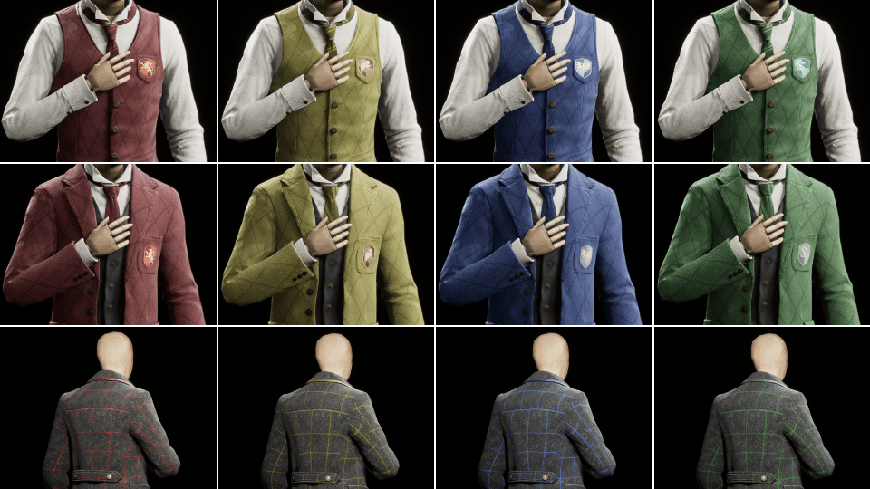 M's Winter Uniforms for All NPCs & MC