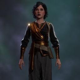 Black and Gold Witch Outfit logo