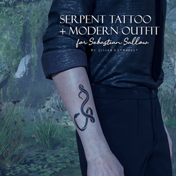 Serpent tattoo For Sebastian Sallow logo