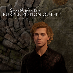 Garreth Purple Potion Outfit logo