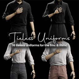 Tieless Uniforms logo
