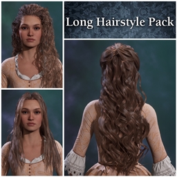 Hair | Long, Flowy Hairstyles Pack With 16 New Colors project avatar