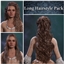 Hair | Long, Flowy Hairstyles Pack With 16 New Colors logo