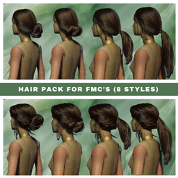 Hair Pack for FMC's (8 Styles) logo