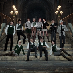 Stylish Slytherin Uniforms logo