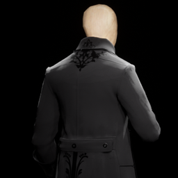 Black Embellished Overcoat project image