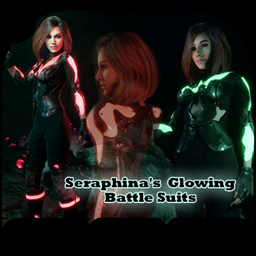 Seraphina's Glowing Battle Suits logo