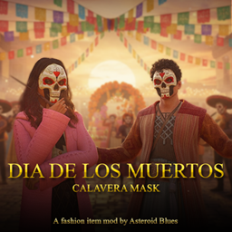 Dia de Los Muertos Mask logo