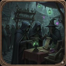 Dark Wizard's Market logo