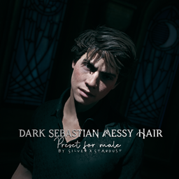 Dark Seb Messy Hair Preset for male MC logo