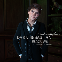 Dark Sebastian Black Suit Outfit logo
