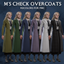 M's Check Overcoats logo